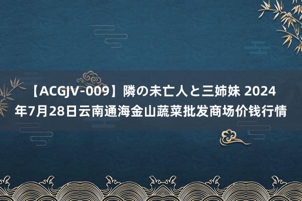 【ACGJV-009】隣の未亡人と三姉妹 2024年7月28日云南通海金山蔬菜批发商场价钱行情