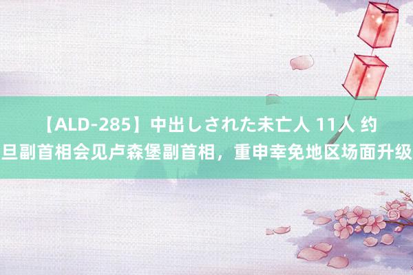 【ALD-285】中出しされた未亡人 11人 约旦副首相会见卢森堡副首相，重申幸免地区场面升级