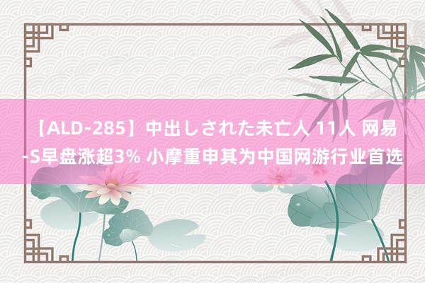 【ALD-285】中出しされた未亡人 11人 网易-S早盘涨超3% 小摩重申其为中国网游行业首选