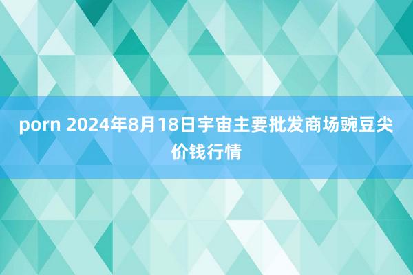 porn 2024年8月18日宇宙主要批发商场豌豆尖价钱行情