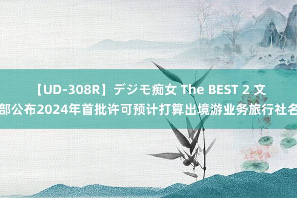 【UD-308R】デジモ痴女 The BEST 2 文旅部公布2024年首批许可预计打算出境游业务旅行社名单