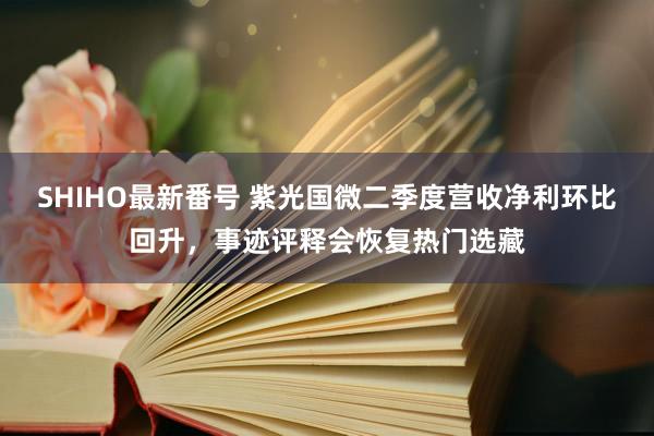 SHIHO最新番号 紫光国微二季度营收净利环比回升，事迹评释会恢复热门选藏